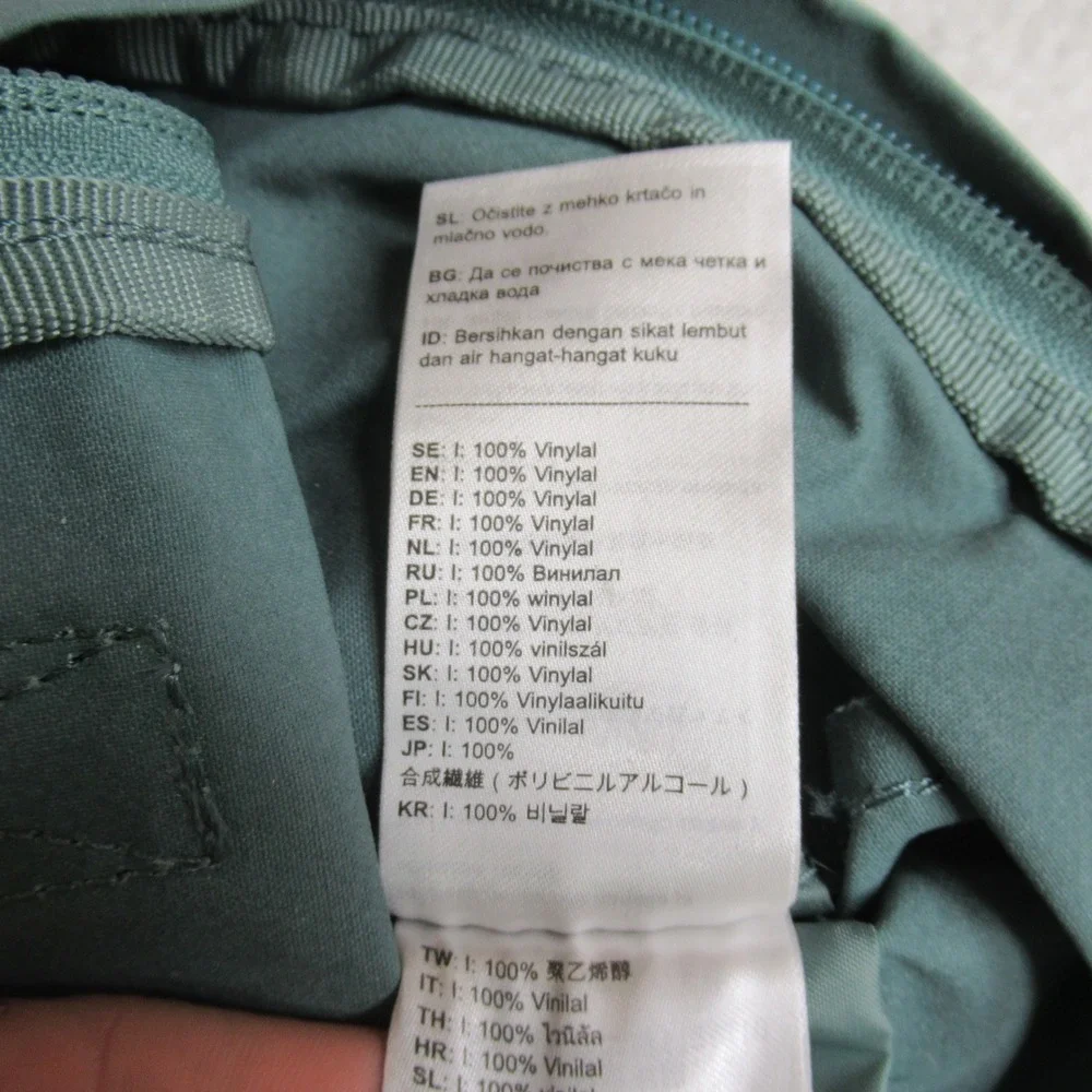 Fjallraven Kanken Backpack Bag Unisex Mini Green Durable Adjustable Strap School